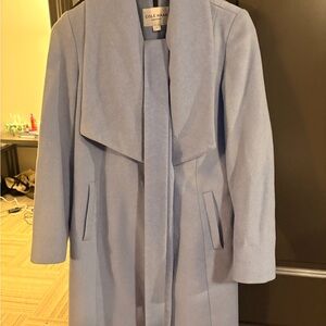 Cole Haan Blue Trench Coat